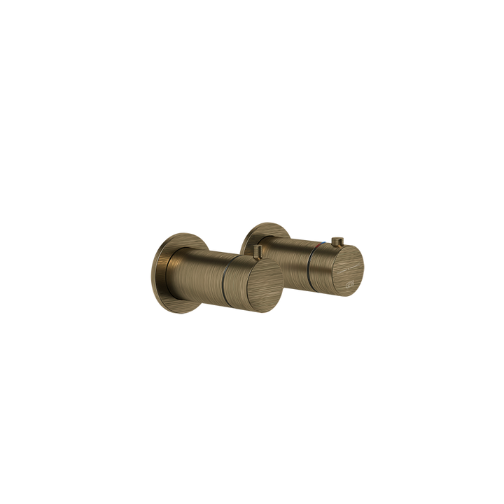 Anello Thermostatic Shower Mixer - 63333 Bathroom Accessories GESSI Antique Brass