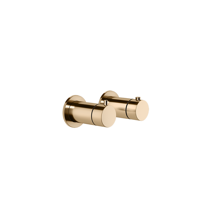 Anello Thermostatic Shower Mixer - 63335 Bathroom Accessories GESSI Warm Bronze PVD