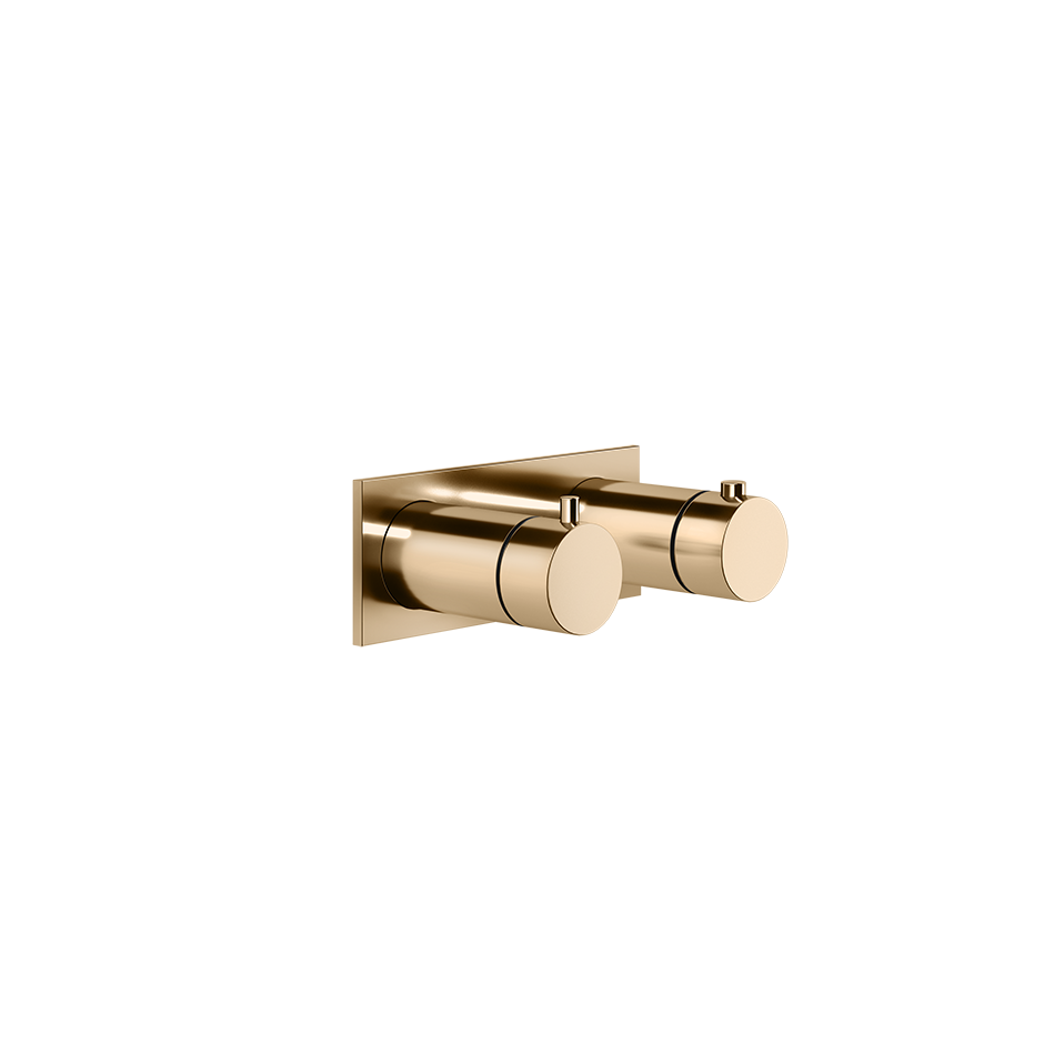 Anello Thermostatic Shower Mixer - 63336 Bathroom Accessories GESSI Warm Bronze PVD
