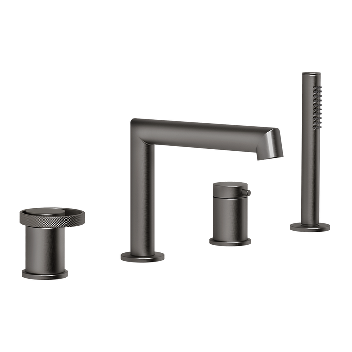 Anello Bath Mixer - 63337 Bathroom Accessories GESSI Black Metal Brushed PVD