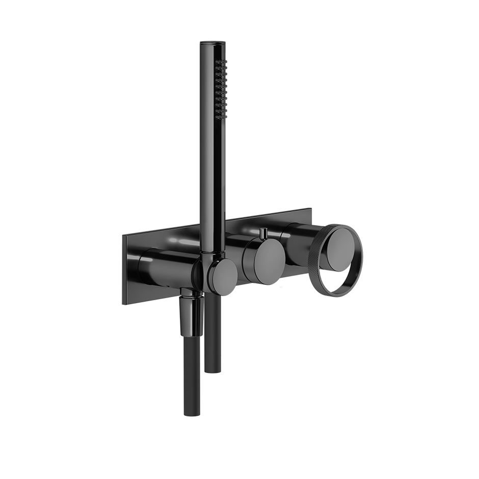 Anello Shower Mixer - 63343 Bathroom Accessories GESSI Black Metal PVD