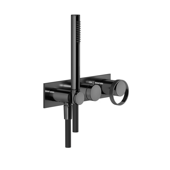 Anello Shower Mixer - 63343 Bathroom Accessories GESSI Black Metal PVD