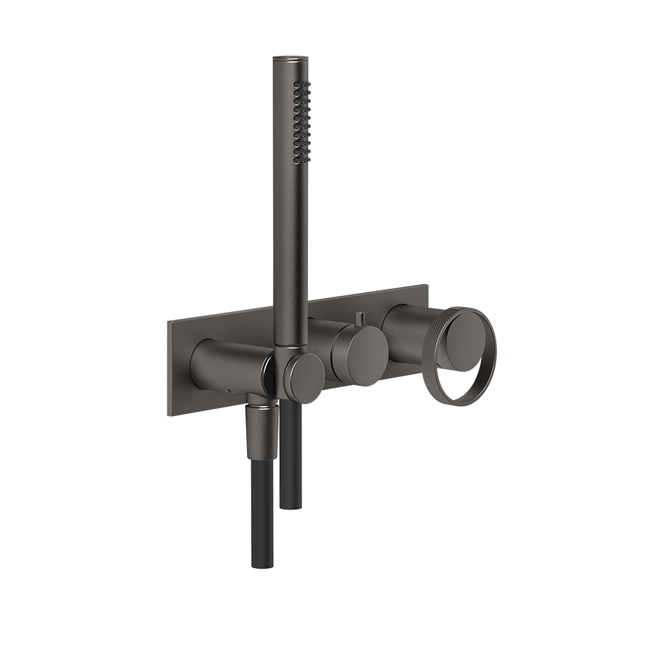 Anello Shower Mixer - 63343 Bathroom Accessories GESSI Black Metal Brushed PVD