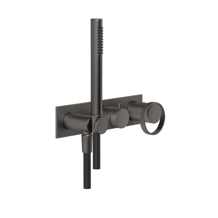 Anello Shower Mixer - 63343 Bathroom Accessories GESSI Black Metal Brushed PVD