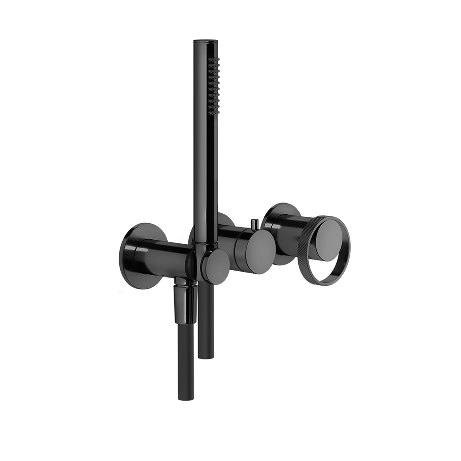 Anello Shower Mixer - 63345 Bathroom Accessories GESSI Black Metal PVD