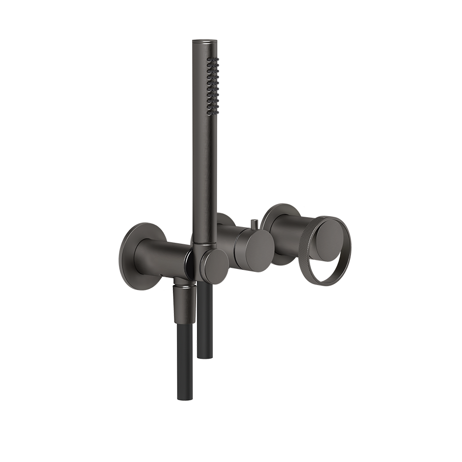 Anello Shower Mixer - 63345 Bathroom Accessories GESSI Black Metal Brushed PVD