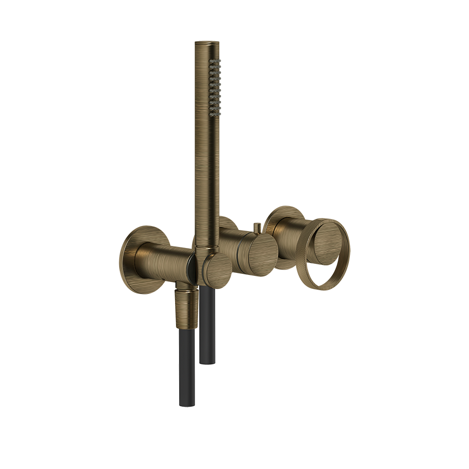 Anello Shower Mixer - 63345 Bathroom Accessories GESSI Antique Brass