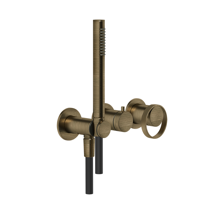 Anello Shower Mixer - 63345 Bathroom Accessories GESSI Antique Brass
