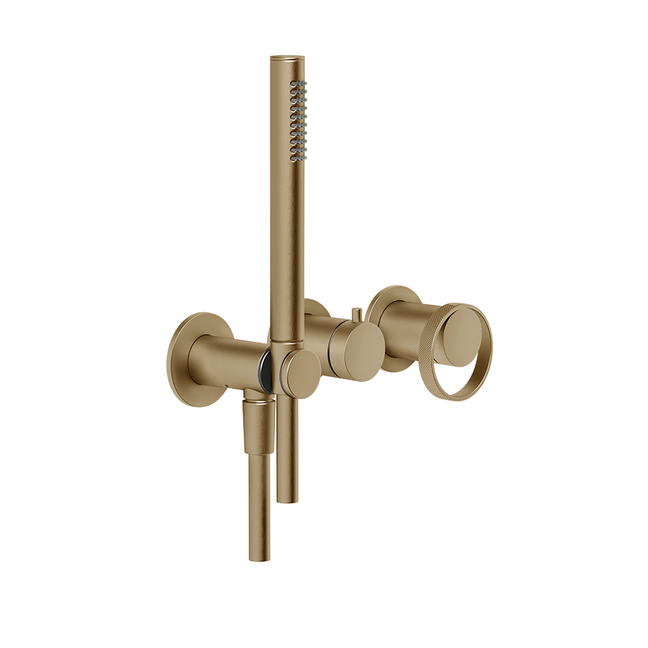 Anello Shower Mixer - 63345 Bathroom Accessories GESSI Warm Bronze Brushed PVD