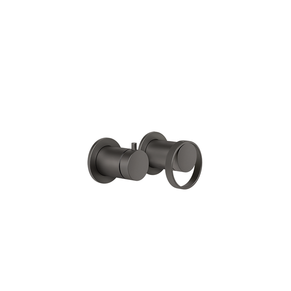 Anello Bath Mixer - 63380 Bathroom Accessories GESSI Black Metal Brushed PVD