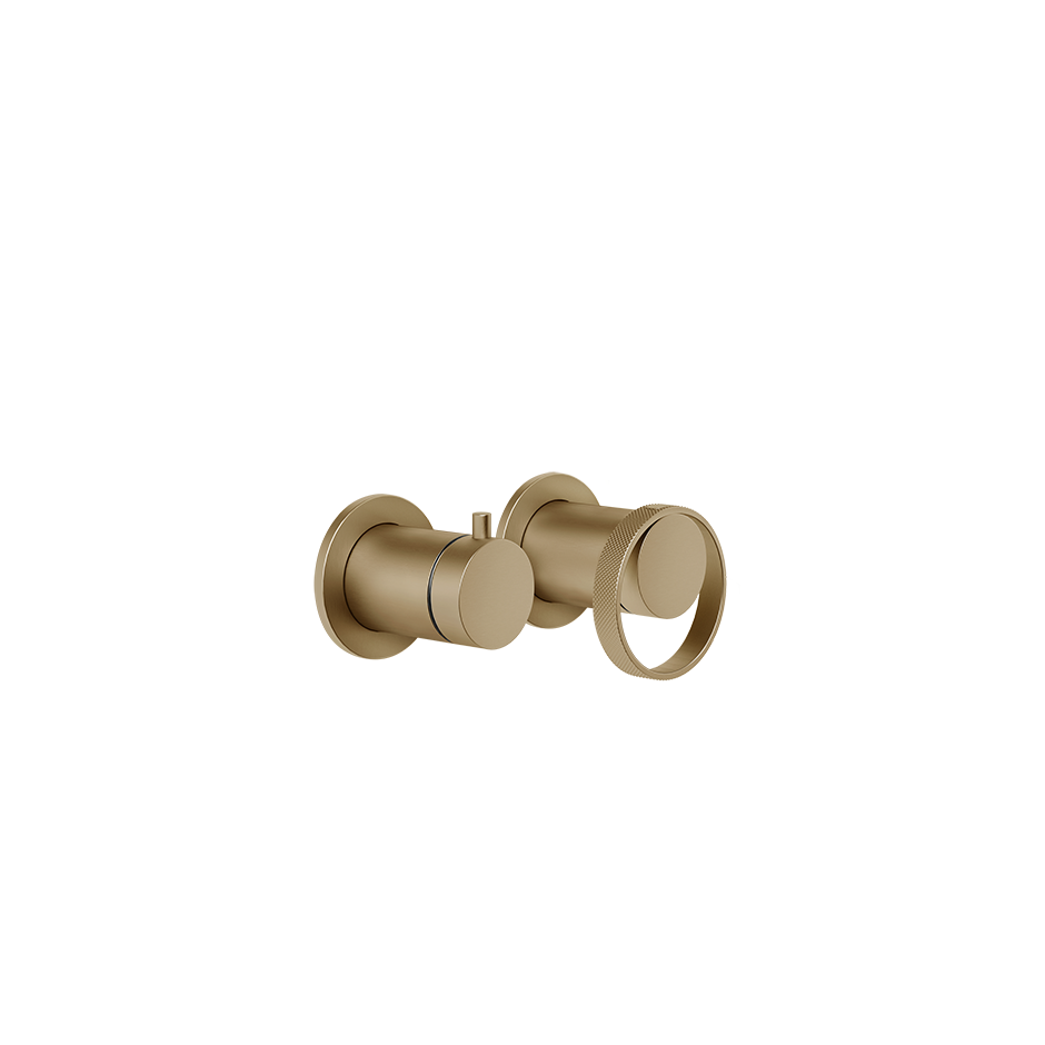 Anello Bath Mixer - 63380 Bathroom Accessories GESSI Warm Bronze Brushed PVD
