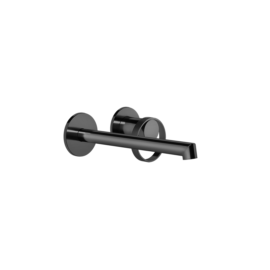 Anello Wall Mounted Basin Mixer- 63383 Bathroom Accessories GESSI Black Metal PVD