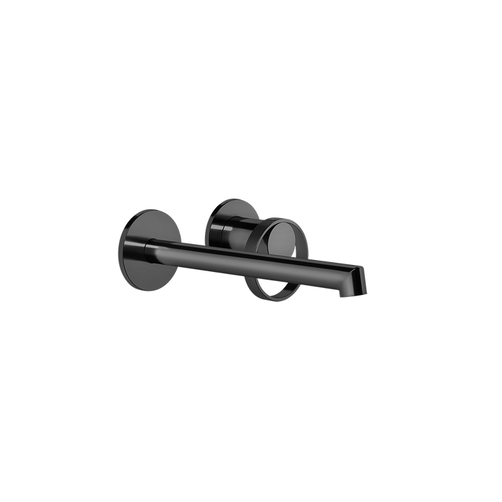 Anello Wall Mounted Basin Mixer- 63383 Bathroom Accessories GESSI Black Metal PVD