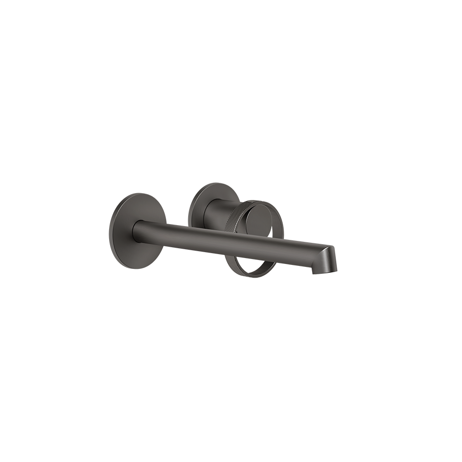 Anello Wall Mounted Basin Mixer- 63383 Bathroom Accessories GESSI Black Metal Brushed PVD