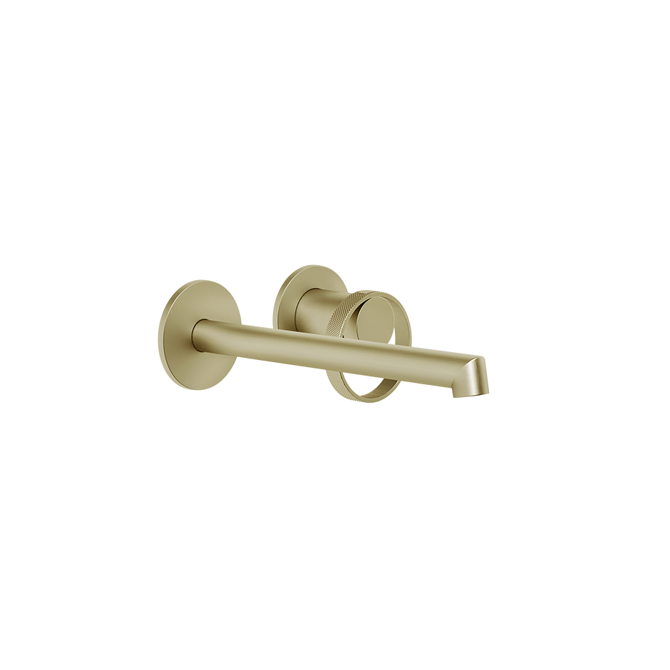 Anello Wall Mounted Basin Mixer- 63383 Bathroom Accessories GESSI Brass Brushed PVD