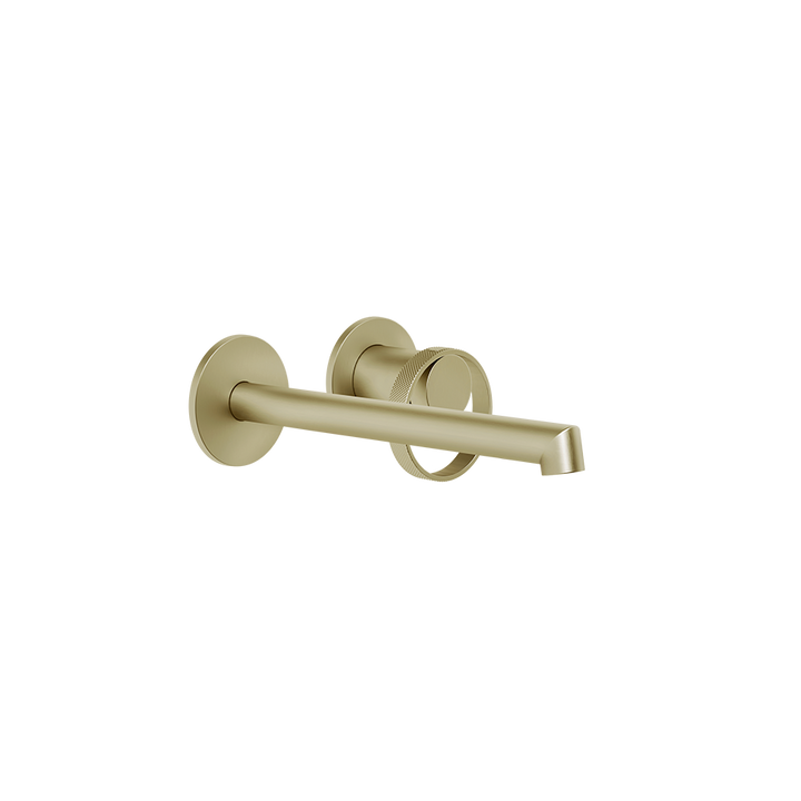 Anello Wall Mounted Basin Mixer- 63383 Bathroom Accessories GESSI Brass Brushed PVD