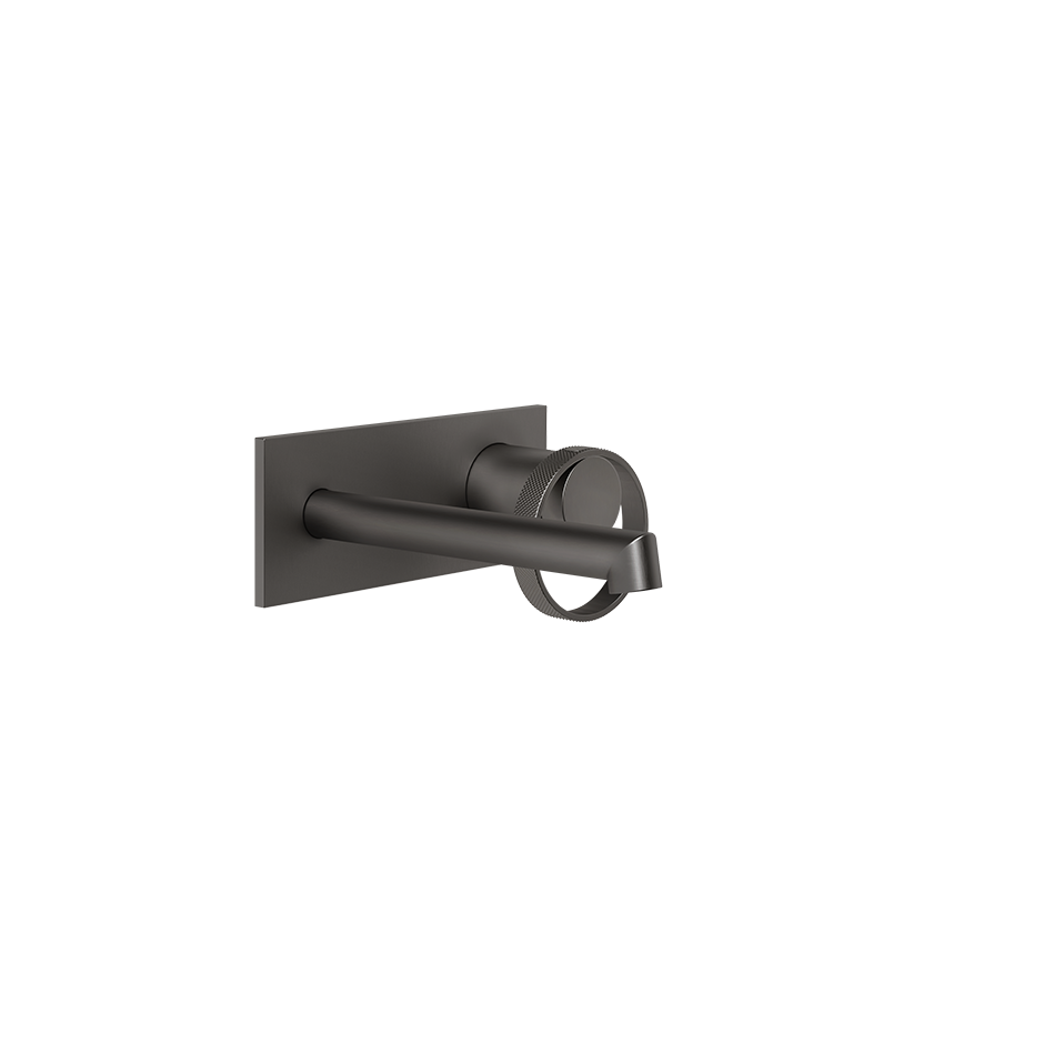 Anello Wall Mounted Basin Mixer- 63388 Bathroom Accessories GESSI Black Metal Brushed PVD