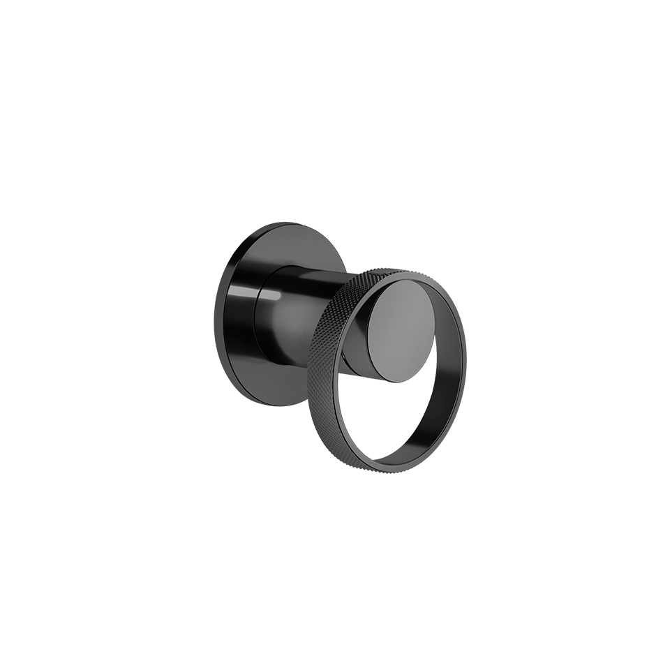 Anello Wall Mounted Basin Mixer- 63409 Bathroom Accessories GESSI Black Metal PVD