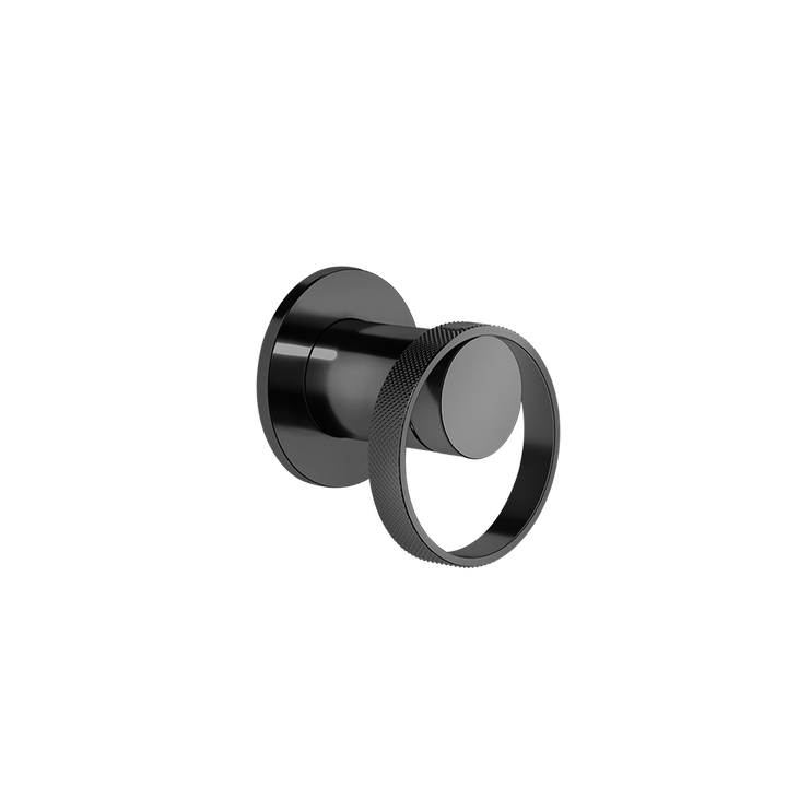 Anello Wall Mounted Basin Mixer- 63409 Bathroom Accessories GESSI Black Metal PVD