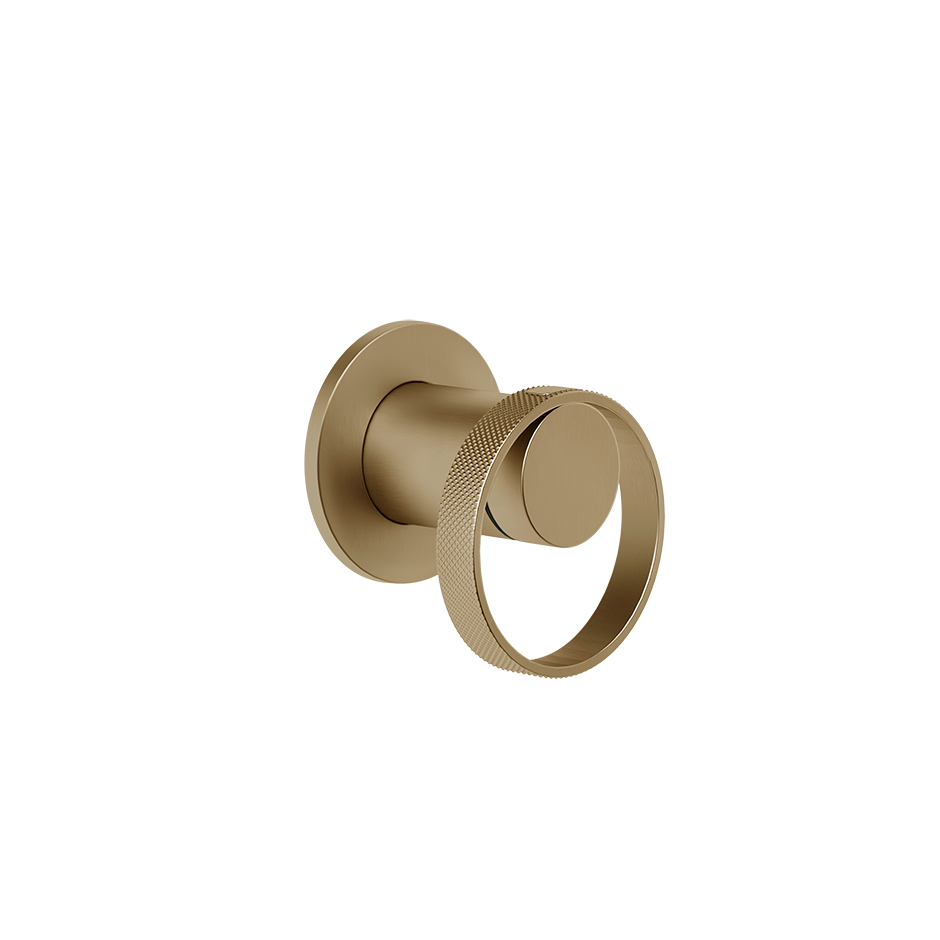 Anello Wall Mounted Basin Mixer- 63409 Bathroom Accessories GESSI Warm Bronze Brushed PVD