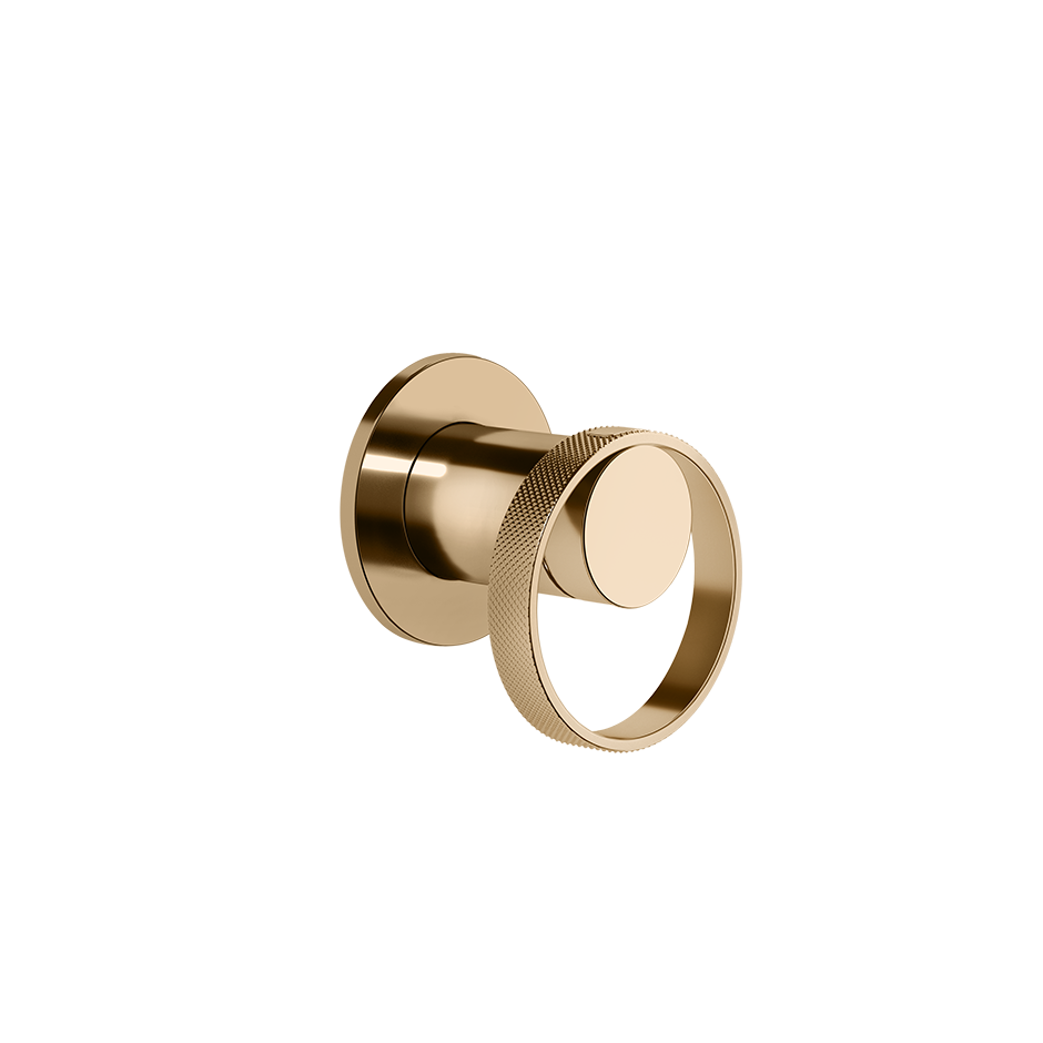 Anello Wall Mounted Basin Mixer- 63409 Bathroom Accessories GESSI Warm Bronze PVD