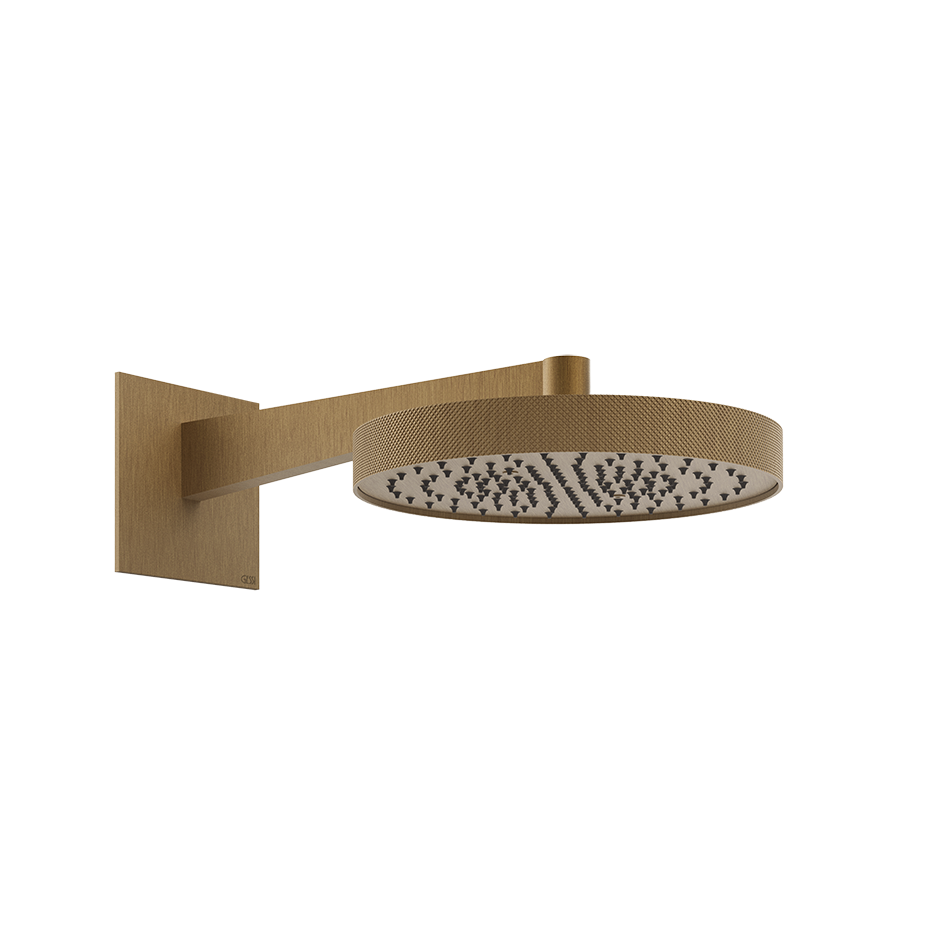 Gessi Inverso Bath & Shower Adjustable Headshower - 63468 Showers GESSI Antique Brass