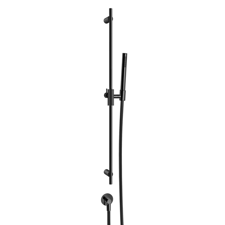 Anello Sliding Rail with Handshower - 63482 Bathroom Accessories GESSI Black Metal PVD