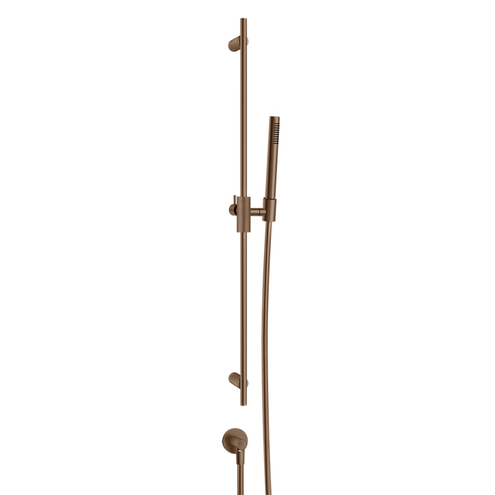 Anello Sliding Rail with Handshower - 63482 Bathroom Accessories GESSI Copper Brushed PVD