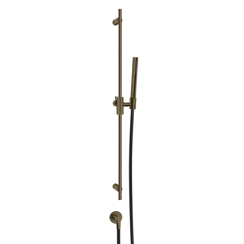 Anello Sliding Rail with Handshower - 63482 Bathroom Accessories GESSI Antique Brass