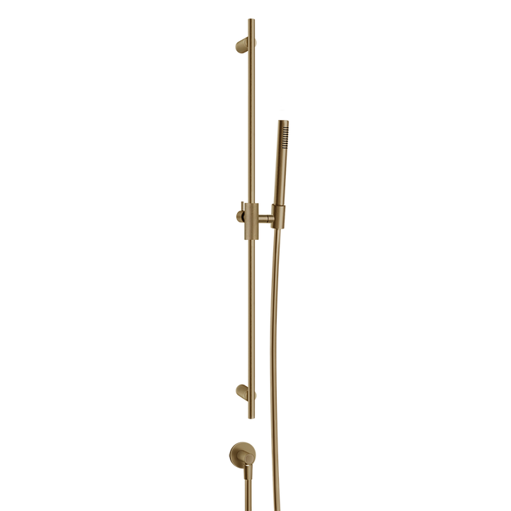 Anello Sliding Rail with Handshower - 63482 Bathroom Accessories GESSI Warm Bronze Brushed PVD