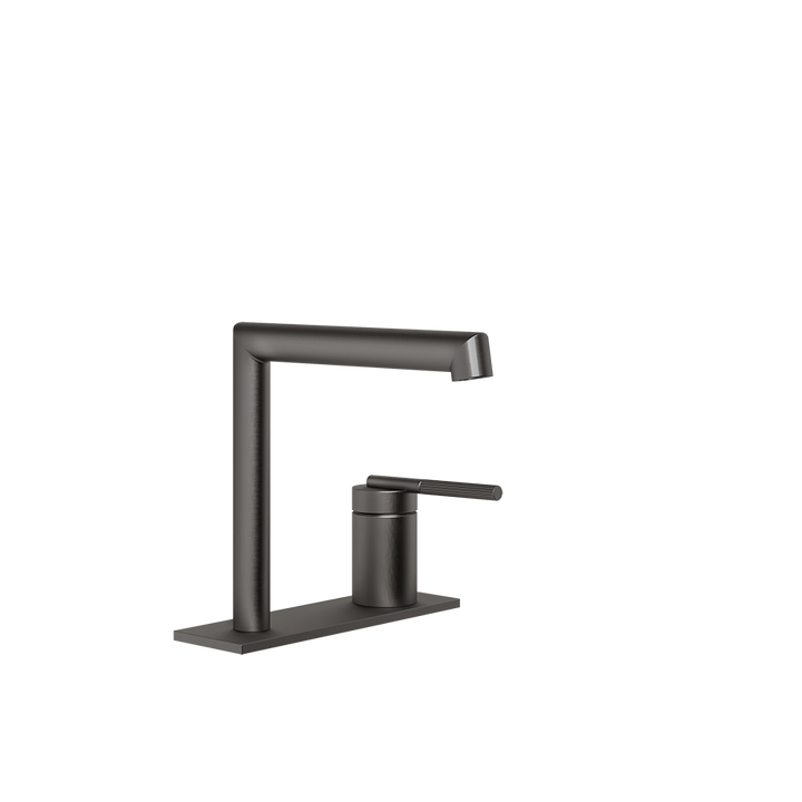 Ingranaggio Basin Mixer - 63515 Bathroom Accessories GESSI Black Metal Brushed PVD