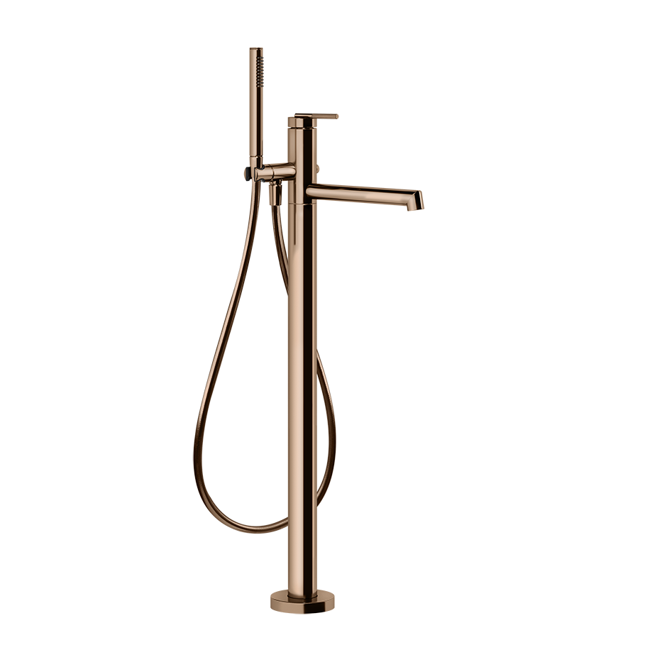 Ingranaggio Freestanding Bath Mixer - 63528 Bathroom Accessories GESSI Copper PVD