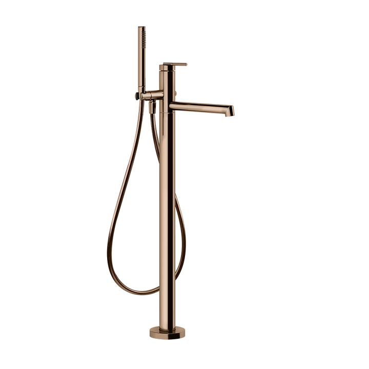 Ingranaggio Freestanding Bath Mixer - 63528 Bathroom Accessories GESSI Copper PVD