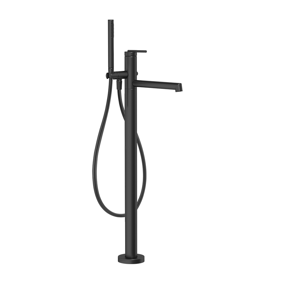 Ingranaggio Freestanding Bath Mixer - 63528 Bathroom Accessories GESSI Matte Black