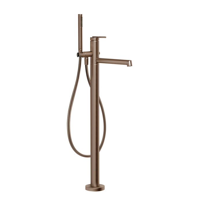 Ingranaggio Freestanding Bath Mixer - 63528 Bathroom Accessories GESSI Copper Brushed PVD