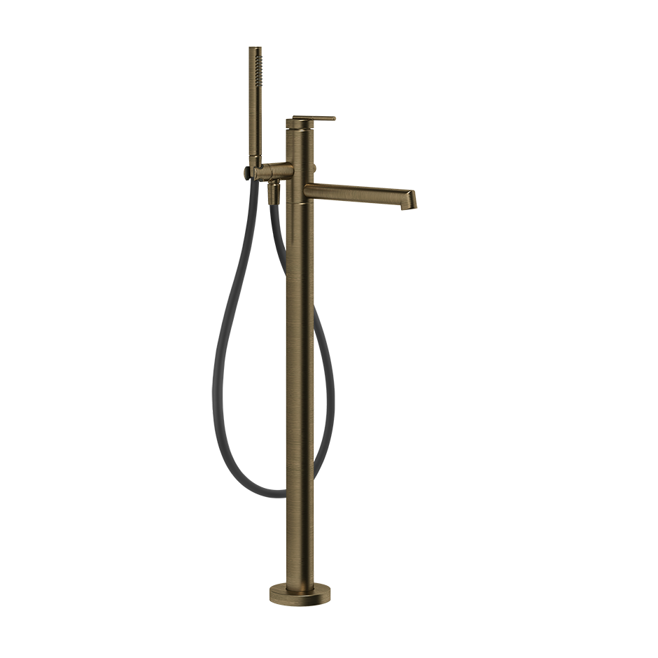 Ingranaggio Freestanding Bath Mixer - 63528 Bathroom Accessories GESSI Antique Brass