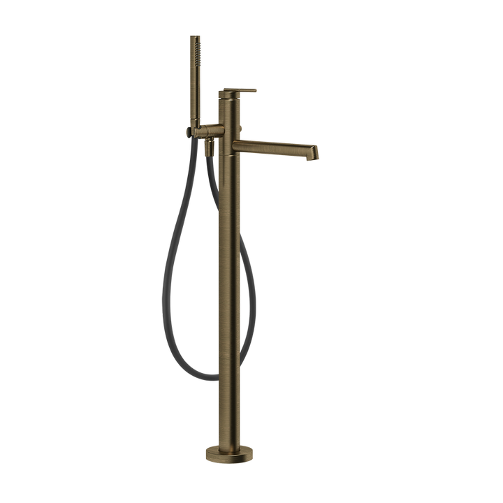 Ingranaggio Freestanding Bath Mixer - 63528 Bathroom Accessories GESSI Antique Brass