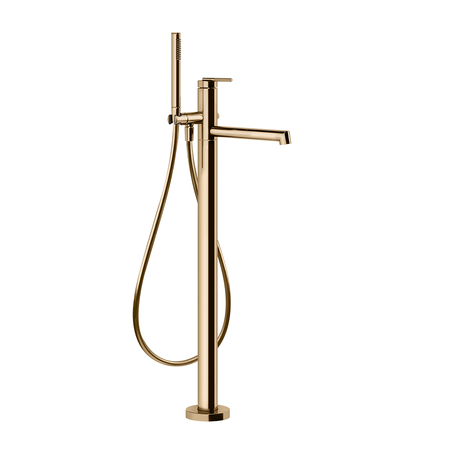Ingranaggio Freestanding Bath Mixer - 63528 Bathroom Accessories GESSI Warm Bronze PVD
