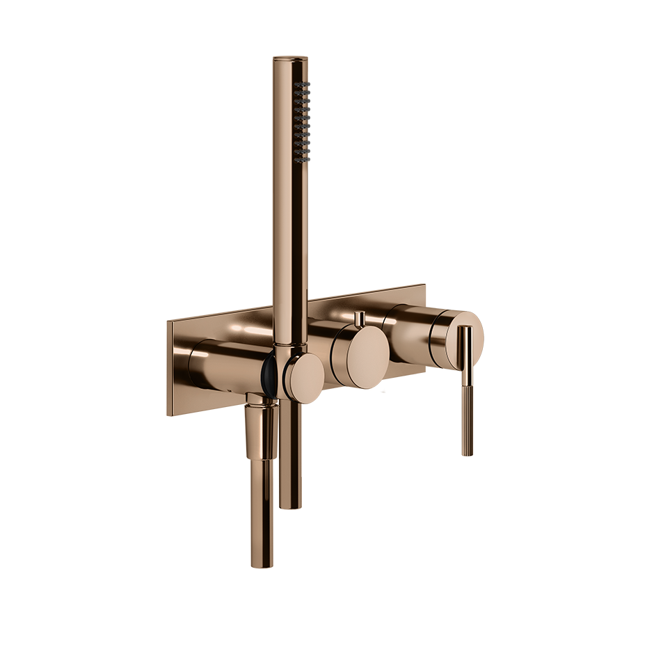 Ingranaggio Shower Mixer - 63543 Bathroom Accessories GESSI Copper PVD