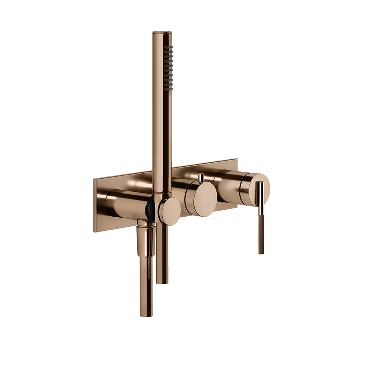 Ingranaggio Shower Mixer - 63543 Bathroom Accessories GESSI Copper PVD