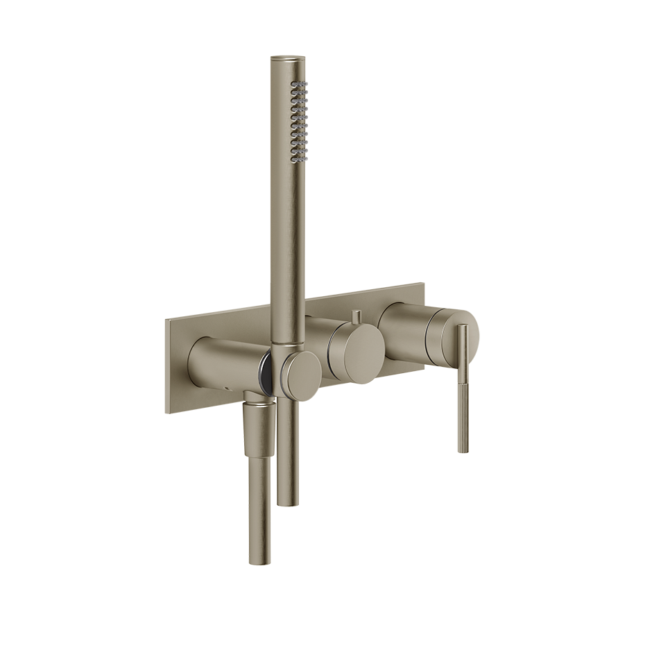 Ingranaggio Shower Mixer - 63543 Bathroom Accessories GESSI Finox Brushed Nickel