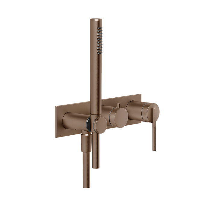 Ingranaggio Shower Mixer - 63543 Bathroom Accessories GESSI Copper Brushed PVD