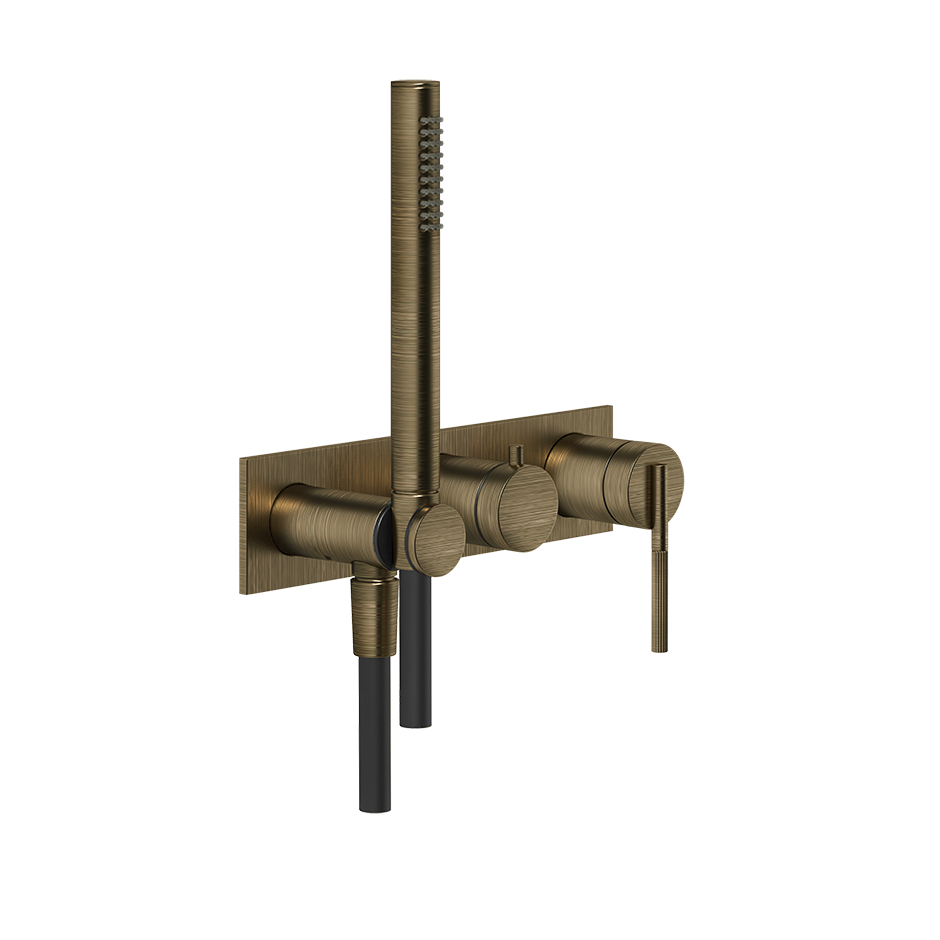 Ingranaggio Shower Mixer - 63543 Bathroom Accessories GESSI Antique Brass