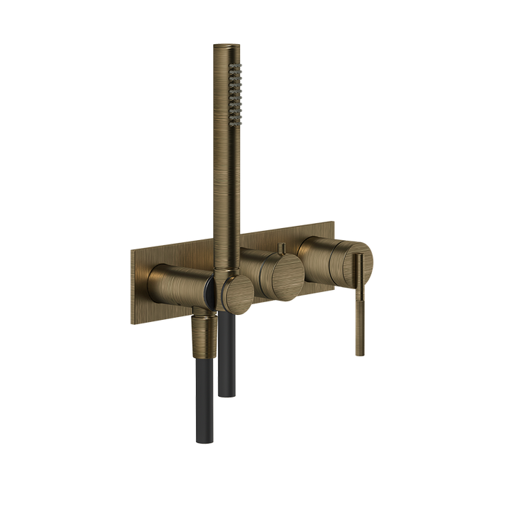 Ingranaggio Shower Mixer - 63543 Bathroom Accessories GESSI Antique Brass