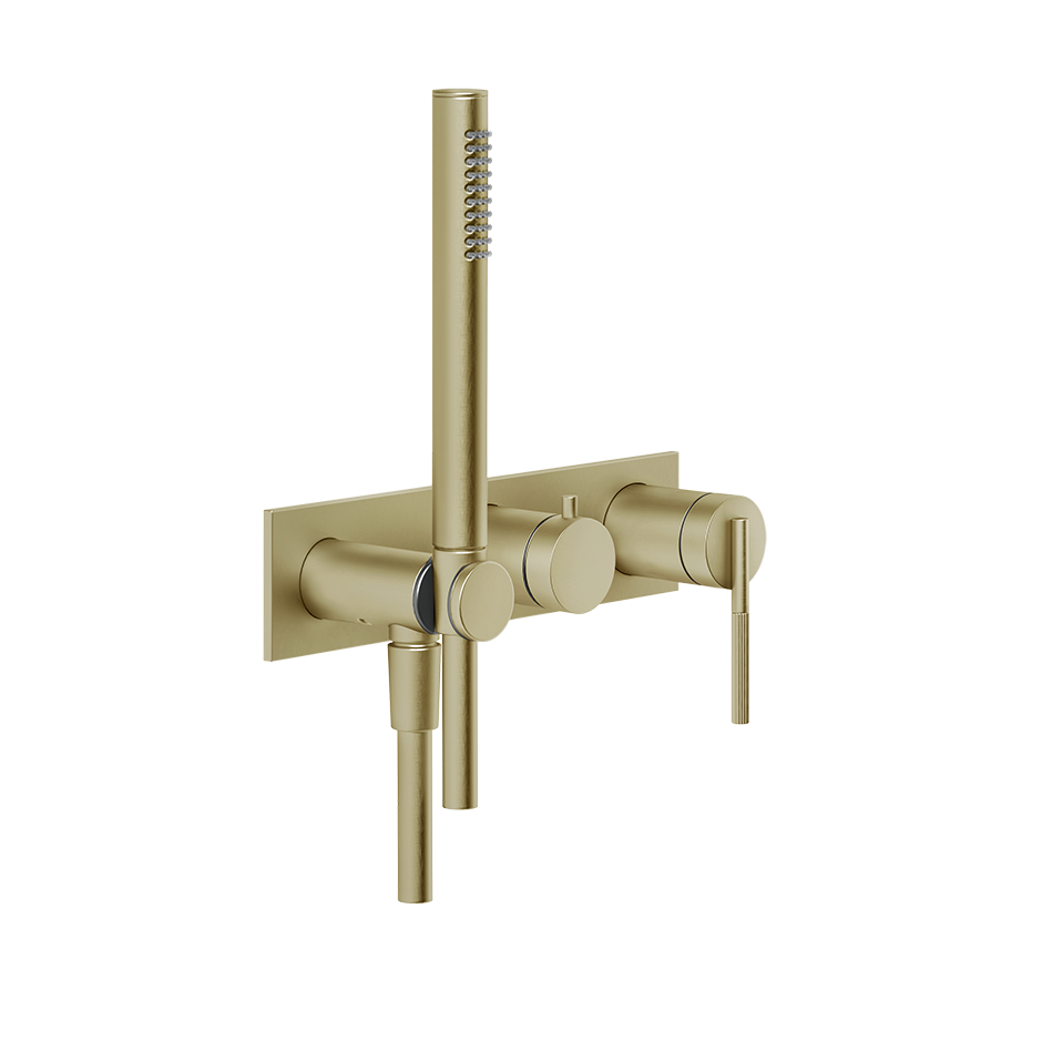 Ingranaggio Shower Mixer - 63543 Bathroom Accessories GESSI Brass Brushed PVD