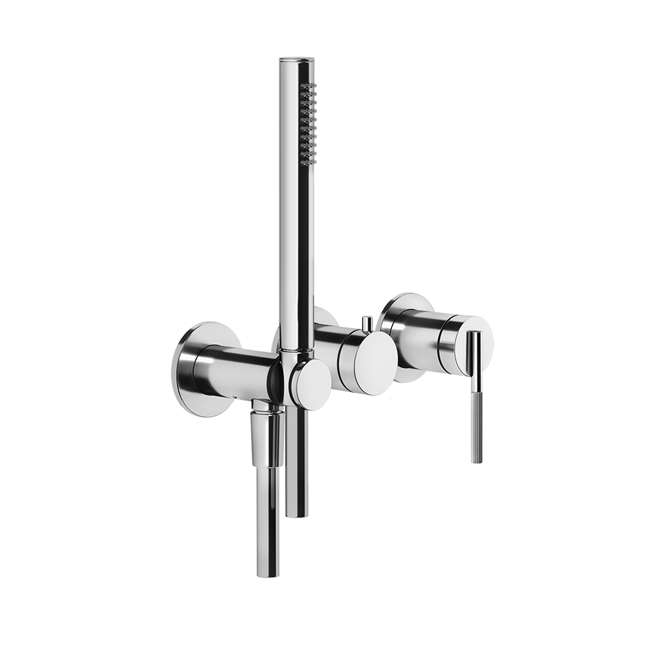 Ingranaggio External Parts Wall-Mounted for Shower Mixer - 63545 Bathroom Accessories GESSI Chrome