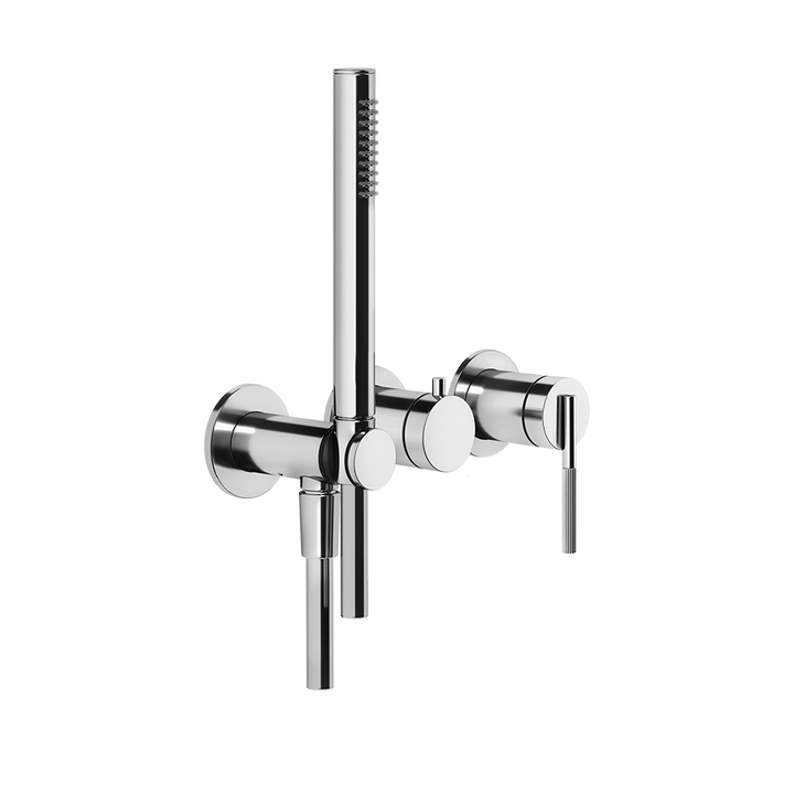 Ingranaggio External Parts Wall-Mounted for Shower Mixer - 63545 Bathroom Accessories GESSI Chrome