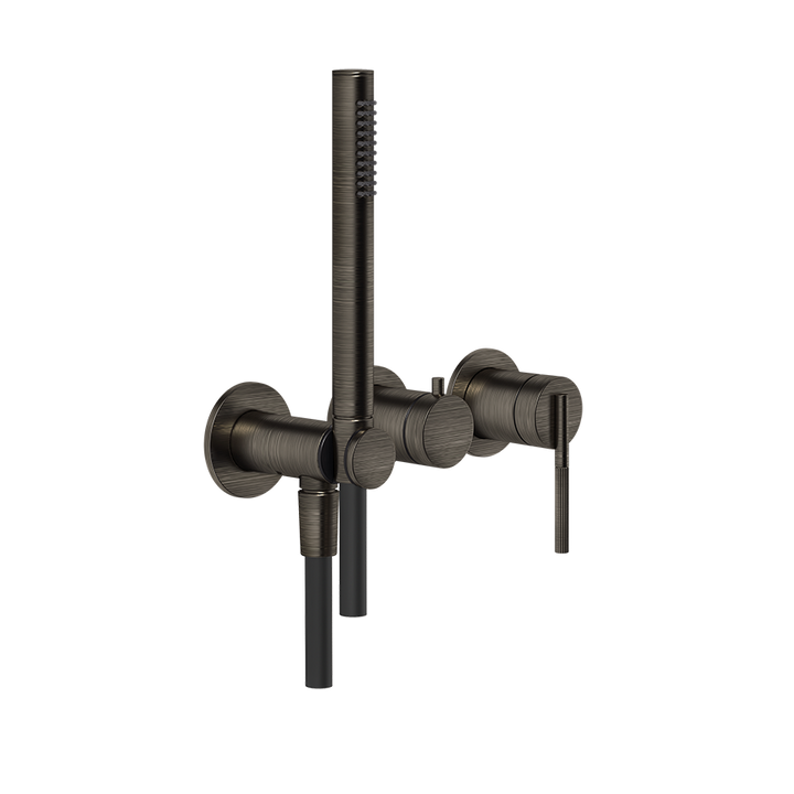 Ingranaggio External Parts Wall-Mounted for Shower Mixer - 63545 Bathroom Accessories GESSI Aged Bronze