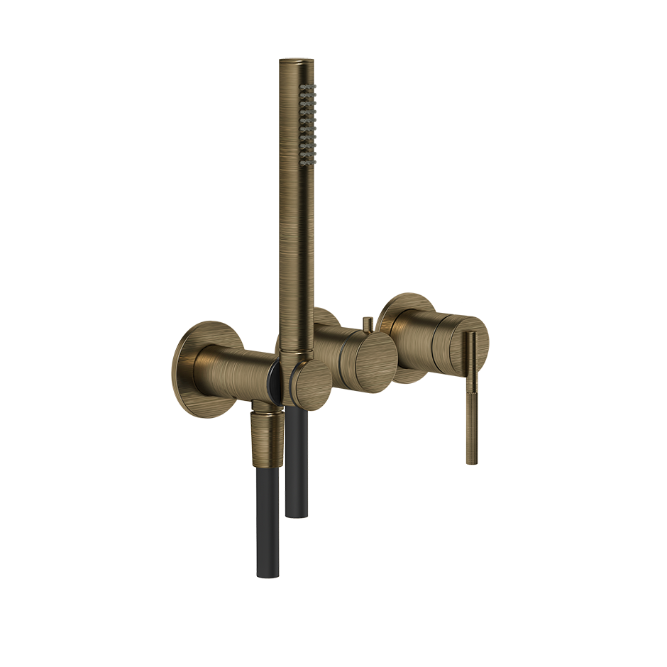 Ingranaggio External Parts Wall-Mounted for Shower Mixer - 63545 Bathroom Accessories GESSI Antique Brass