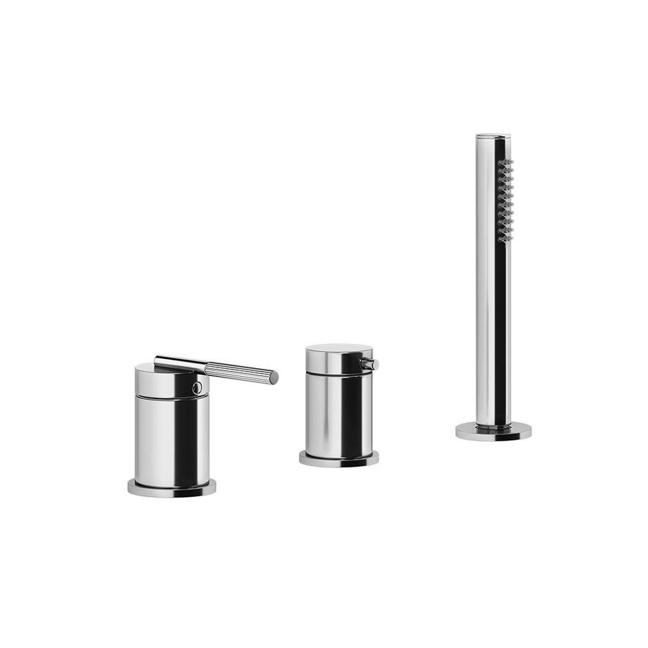 Ingranaggio Three Holes Bath Mixer - 63547 Bathroom Accessories GESSI Chrome